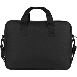 Сумка для документов и ноутбука Wing чёрная из полиэстера (938507)