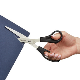 Ножницы Kores 210 мм c пластиковыми анатомическими ручками фото Ножницы Kores 210 мм c пластиковыми анатомическими ручками