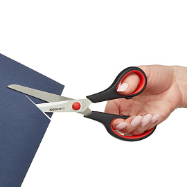 Ножницы 210 мм Kores Softgrip с пластиковыми прорезиненными анатомическими ручками