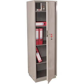 Шкаф металлический (архивный) для документов Контур КБС 031т (серый, 470x390x1550 мм)