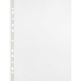 Файл-вкладыш (мультифора) Attache Economy А4 30 мкм гладкий с перфорацией (100 штук в упаковке)