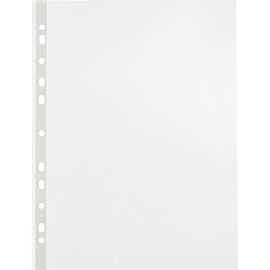 Файл-вкладыш Attache (Attache Economy) А4 40 мкм прозрачный гладкий 100 штук в упаковке