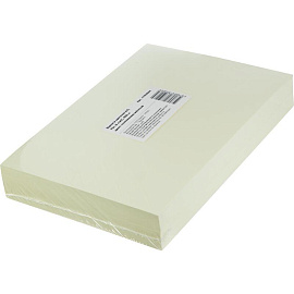 Бумага цветная для печати соломенно-желтая пастель (А4, 75 г/кв.м, 500 листов)