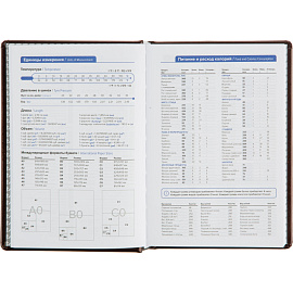 Ежедневник недатированный Attache Selection Gloss натуральная кожа А5 160 листов коричневый