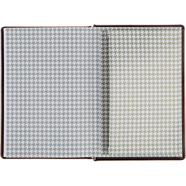 Ежедневник недатированный Attache Selection Gloss натуральная кожа А5 160 листов коричневый