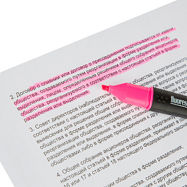 Текстовыделитель M&G розовый (толщина линии 1-3 мм)