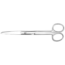 Ножницы хирургические Hilbro прямые с одним острым концом 140 мм