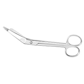 Ножницы хирургические Hilbro изогнутые пуговчатые для разрезания повязок 185 мм