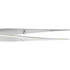 Пинцет анатомический офтальмологический 100x0.6 мм Hilbro