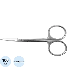 Ножницы хирургические Hilbro изогнутые остроконечные 100 мм