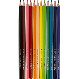 Карандаши цветные M&G 12 карандашей 12 цветов шестигранные (AWP34365)