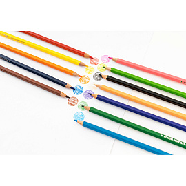 Карандаши цветные M&G 12 карандашей 12 цветов шестигранные (AWP34365)