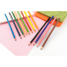 Карандаши цветные M&G 12 карандашей 12 цветов шестигранные (AWP34365)