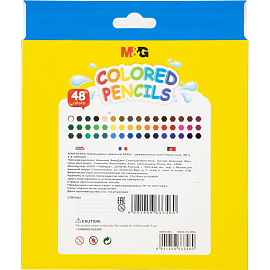 Карандаши цветные M&G 48 карандашей 48 цветов шестигранные (AWP34369)