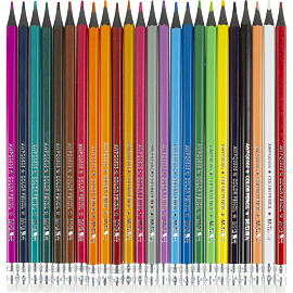 Карандаши цветные M&G 24 карандаша 24 цвета шестигранные