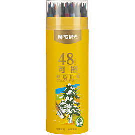 Карандаши цветные M&G 48 карандашей 48 цветов шестигранные