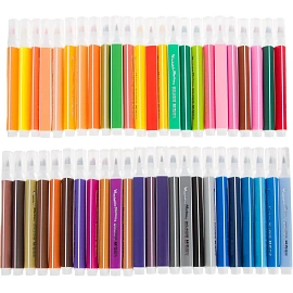 Фломастеры M&G 48 цветов с вентилируемыми колпачками смываемые утолщённые