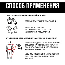 Спрей репеллентный от укусов комаров и клещей Армакон Камара Антиклещ 200 мл (1277)