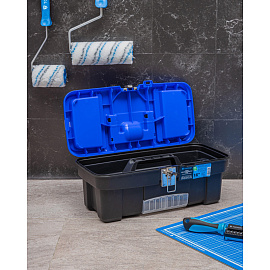 Ящик для инструментов TOPFORT PROF 16 414x175x212 мм фото Ящик для инструментов TOPFORT PROF 16 414x175x212 мм