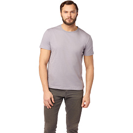 Футболка светло-серая короткий рукав 100% хлопок (размер 60-62 (XXXL))