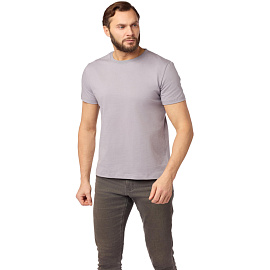 Футболка светло-серая короткий рукав 100% хлопок (размер 60-62 (XXXL))