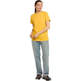 Футболка желтая короткий рукав 100% хлопок (размер 56-58 (XXL))