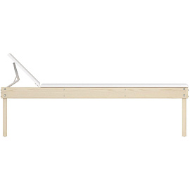 Кушетка физиотерапевтическая КФ600 МСК (белый/бежевый, 1950х650х535 мм)