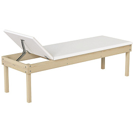 Кушетка физиотерапевтическая КФ600 МСК (белый/бежевый, 1950х650х535 мм)