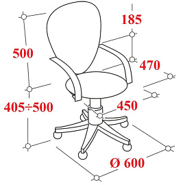 Кресло офисное Chairman 696LT серое/черное (сетка/ткань, пластик)
