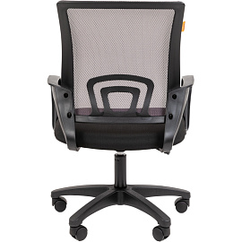 Кресло офисное Chairman 696LT серое/черное (сетка/ткань, пластик)