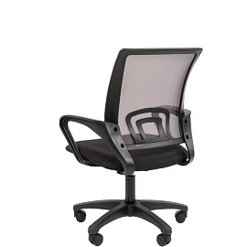 Кресло офисное Chairman 696LT серое/черное (сетка/ткань, пластик)