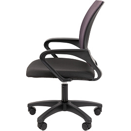 Кресло офисное Chairman 696LT серое/черное (сетка/ткань, пластик)