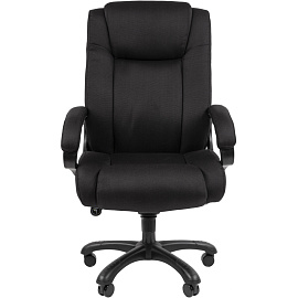 Кресло для руководителя Chairman 410 черное (ткань, пластик)