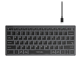 Клавиатура проводная A4Tech Fstyler FX61 (FX61 GREY)