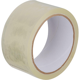 Клейкая лента упаковочная 48ммx50м 40мкм, прозрачная (6 штук в упаковке)