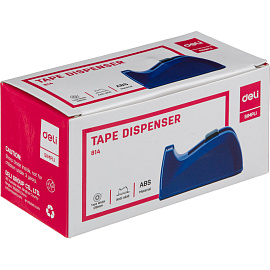 Диспенсер для клейкой ленты Deli E814 пластиковый (максимальная ширина ленты 18 мм)