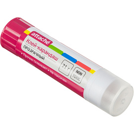 Клей-карандаш Attache 21 г прозрачный фото Клей-карандаш Attache 21 г прозрачный