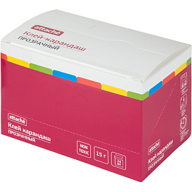 Клей-карандаш Attache 15 г прозрачный