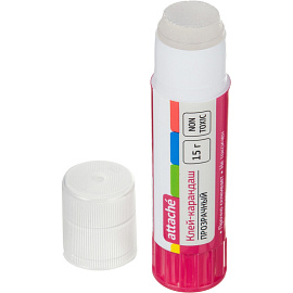 Клей-карандаш Attache 15 г прозрачный