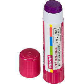 Клей-карандаш Attache 21 г обесцвечивающийся