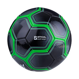 Мяч футбольный Jоgel ntro №5 черный/зеленый