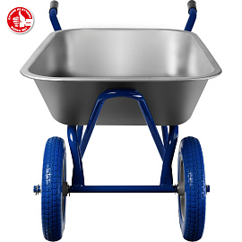 Тачка строительная Зубр ПТ-300 двухколесная грузоподъемность 240 кг (39911_z01)