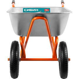Тачка строительная Сибин СТ-22 двухколесная грузоподъемность 200 кг (39905_z01)