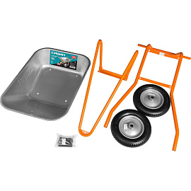 Тачка строительная Сибин СТ-22 двухколесная грузоподъемность 200 кг (39905_z01)