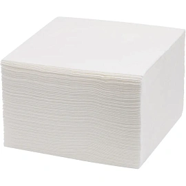 Салфетки бумажные Soffione 2-слойные 24х24 см белые (100 листов в пачке)