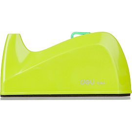 Диспенсер для клейкой ленты Deli пластиковый зеленый (максимальная ширина ленты 18 мм)