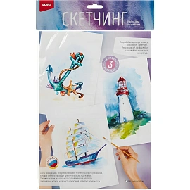 Раскраска Морская история