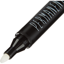 Маркер перманентный Bruno Visconti Profymark белый (толщина линии 2 мм) круглый наконечник (22-0135)