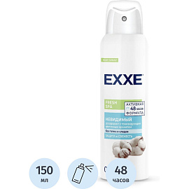 Дезодорант женский Exxe Fresh SPA Невидимый спрей 150 мл