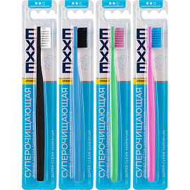 Зубная щетка Exxe Classic Суперочищающая средней жесткости
